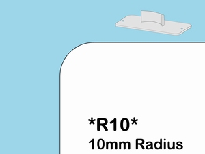 ponsstukken voor  rondhoekstans / duimgatstans  stuk